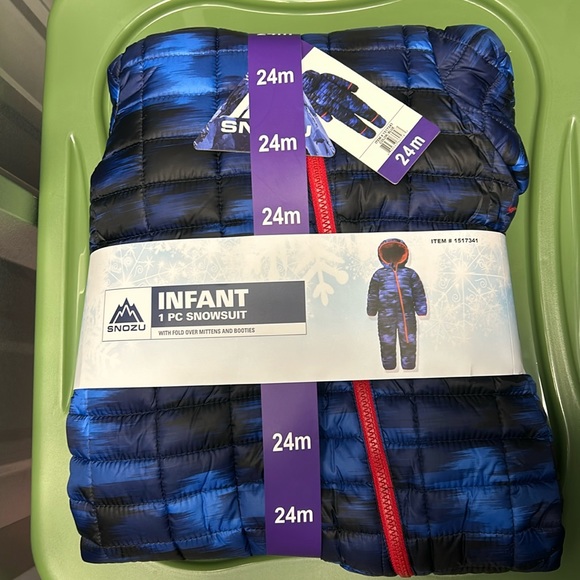 NWT Boys Snowsuit 1-Piece Snozu - Cute! - Picture 8 of 8